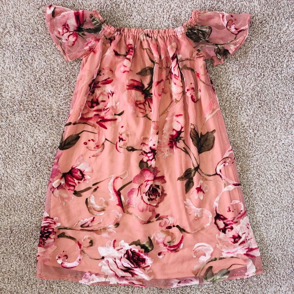 Off the Shoulder Floral Dress
